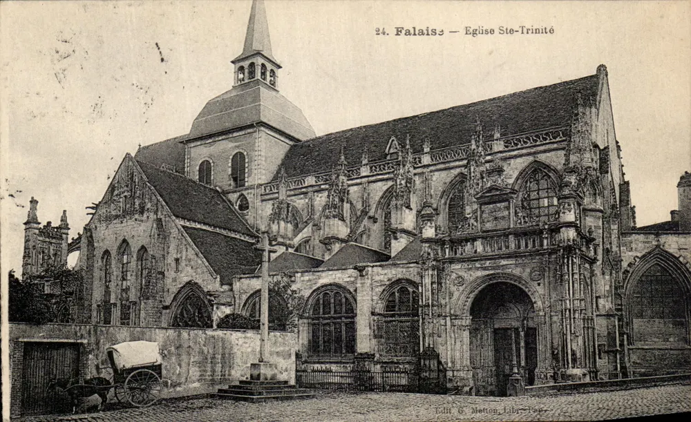 Falaise — Igreja de Santa Trindade — Ed. C. Metton, Livraria - Frente