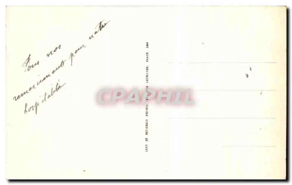 Falaise — O Castelo (Lado Norte) — ND - Verso