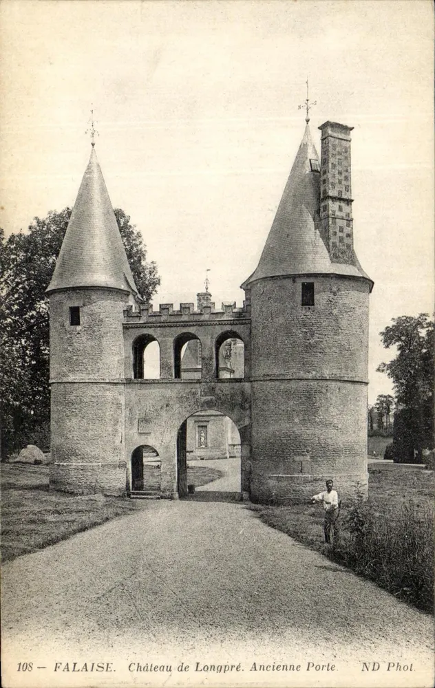 Falaise — Schloss Longpré. Alte Tür — ND Phot. N° 108 - Vorderseite