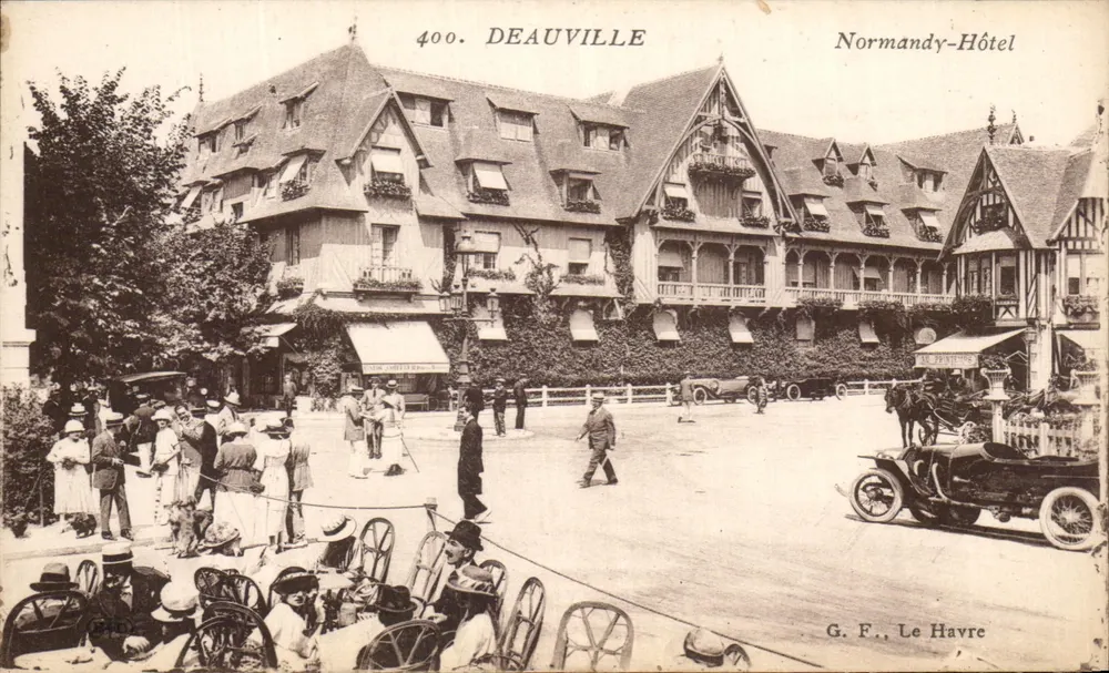 Deauville — Hotel Normandy — G. F., Le Havre - Frente