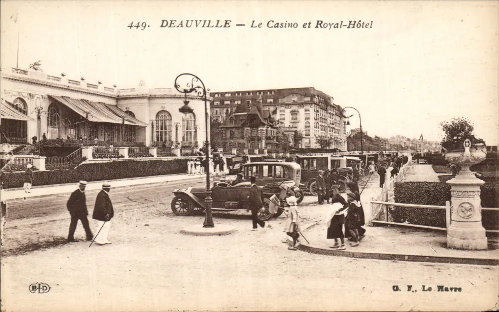 Deauville — Das Casino und das Royal-Hotel — G. F., Le Havre - Vorderseite