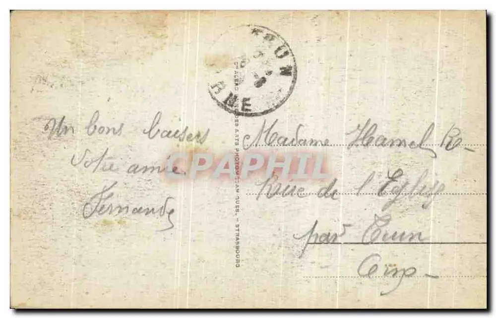 Deauville - Blütenstrand - Die Gärten - Das Hotel Royal — anonymer Verleger, Nr. 224 - Rückseite