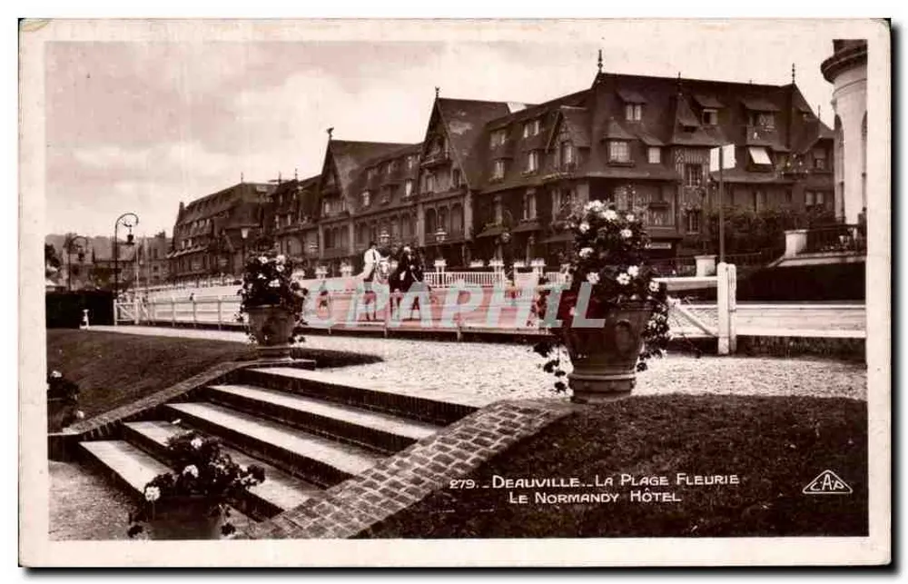 Deauville — Die Blühende Strände — Das Normandy Hotel — Verlag A.S. Nr. 279 - Vorderseite