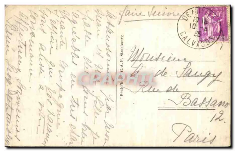 Deauville — Die Blühende Strände — Das Normandy Hotel — Verlag A.S. Nr. 279 - Rückseite