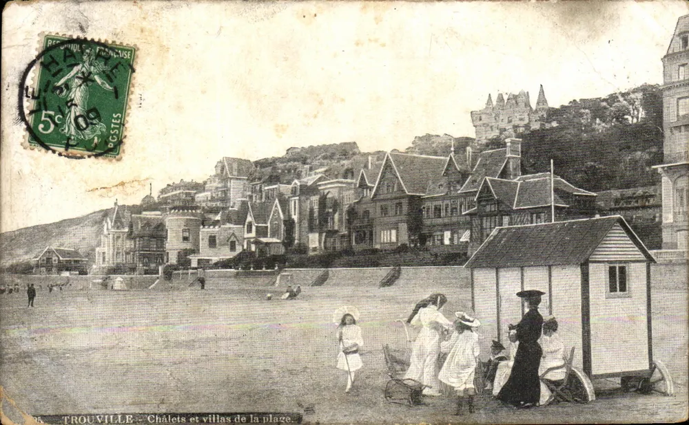 TROUVILLE — Chalets et villas de la plage — éditeur TROUVILLE n°25 - Vorderseite