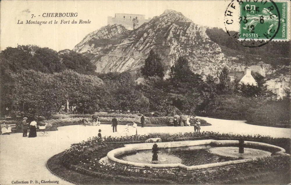 Cherbourg — La Montagne und das Fort du Roule — Sammlung P. B., Cherbourg - Vorderseite
