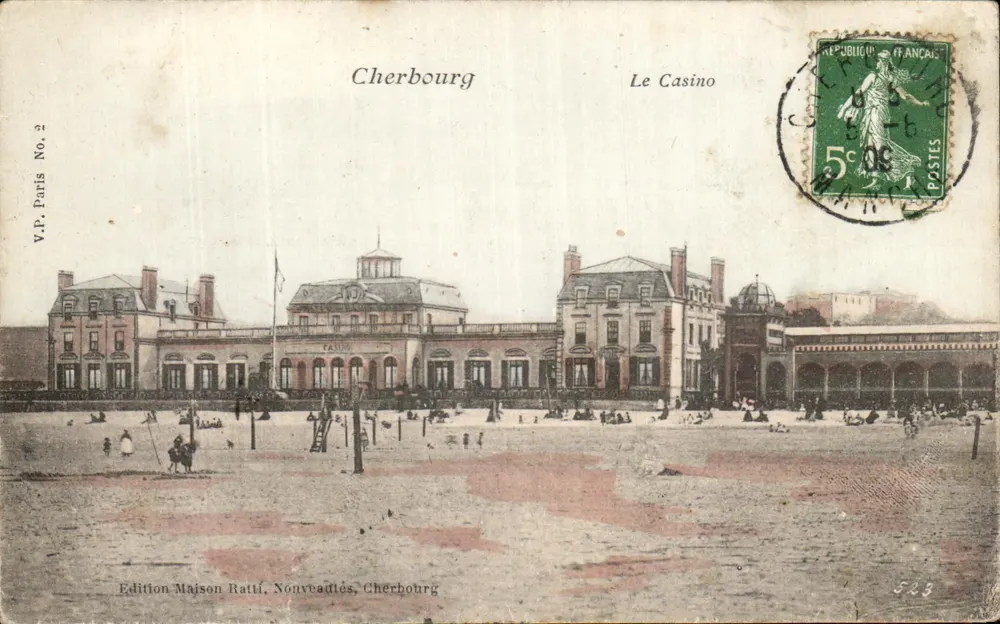 Cherbourg — O Casino — Edição Maison Ratti, Novidades, Cherbourg - Frente