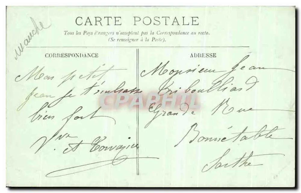 Cherbourg — A Pontão — L.L. - Verso