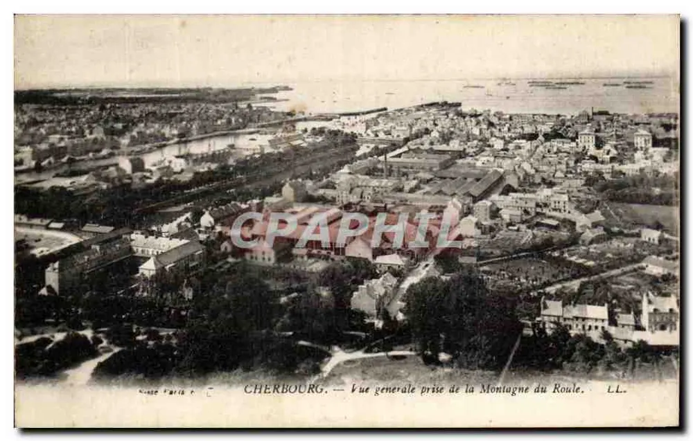 Cherbourg — Allgemeine Ansicht vom Montagne du Roule — LL. - Vorderseite