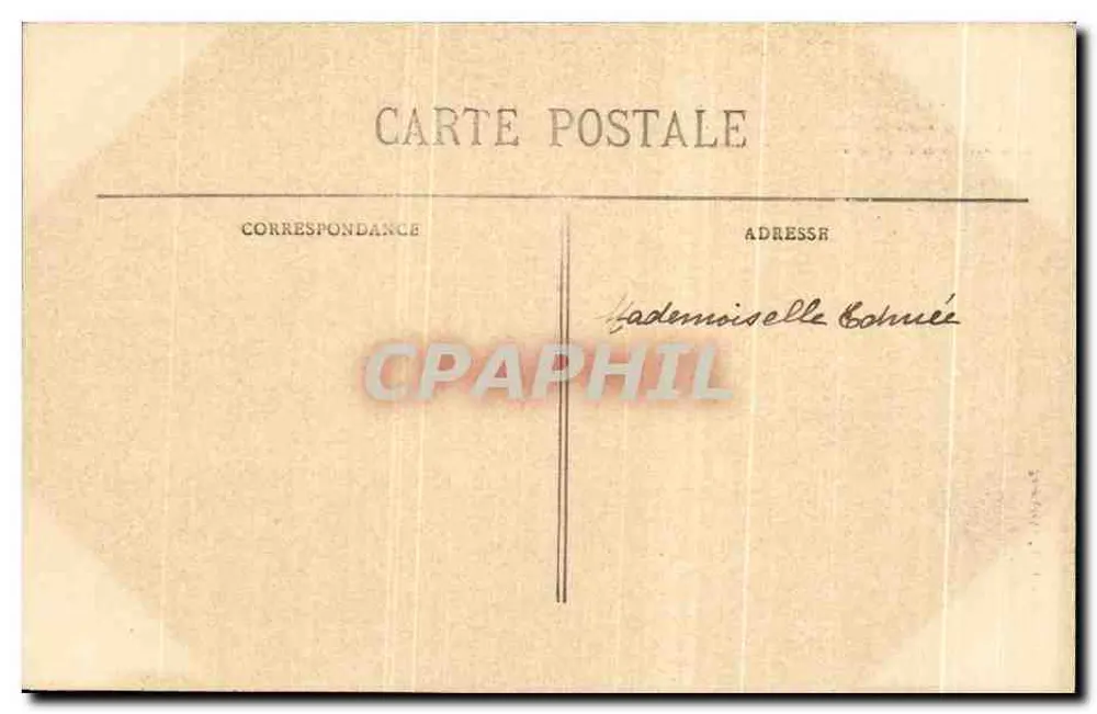 Cherbourg — Estátua de Napoleão Iº (bronze) — Coleção P. B., Cherbourg - Verso