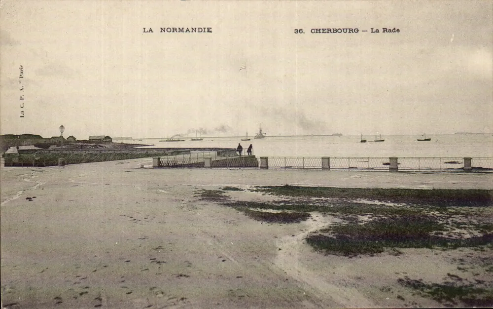 Cherbourg — De Haven — De Normandie — De C.P.A. Parijs - Voorkant
