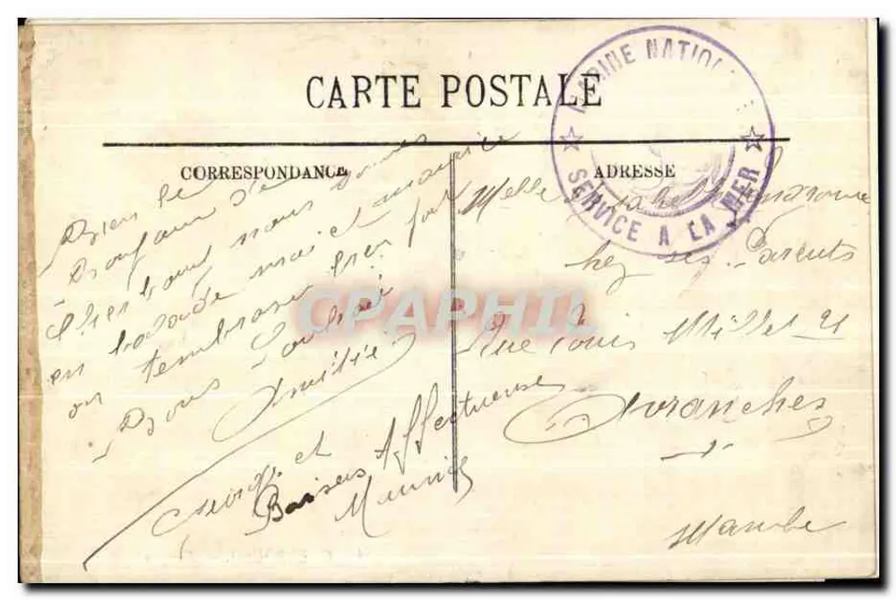 Cherbourg — Vue générale — LL - Verso