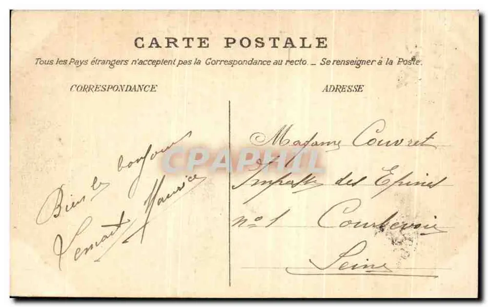 Bassin do Comércio — Cherbourg — Edição Maison Ratti, Novidades, Cherbourg - Verso