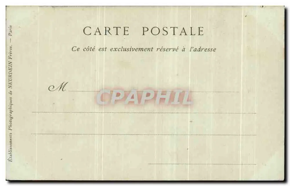 Cherbourg — Estátua de Napoleão I — Coleções ND Phot - Verso