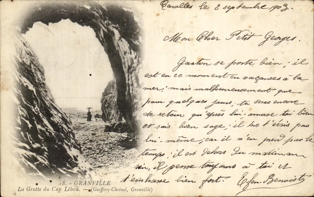 A Grotta do Cap Libou - Granville — Geoffroy-Choinel, n°18 - Frente