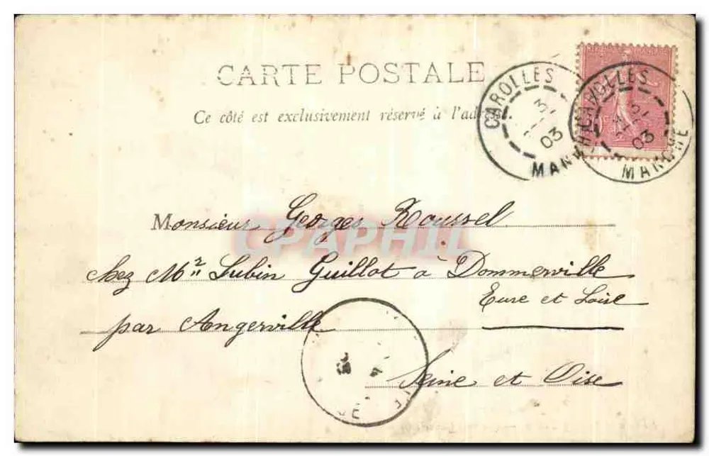 A Grotta do Cap Libou - Granville — Geoffroy-Choinel, n°18 - Verso