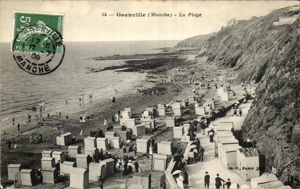 Granville (Manche) — La Plage — B.A. PARIS - Frente