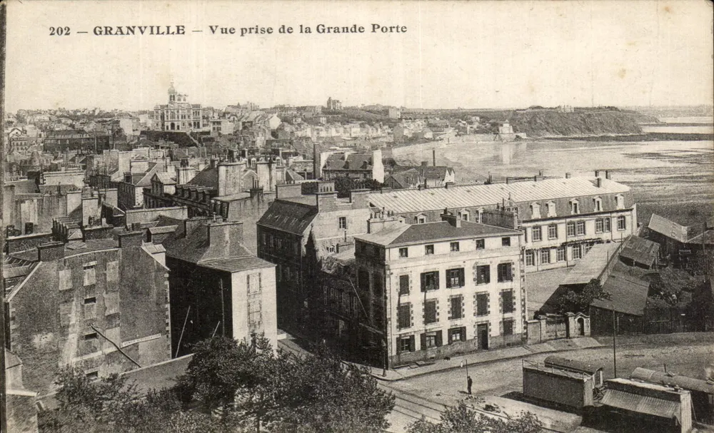 Granville — Aussicht vom Grande Porte — Verlag LB ANTICAR - Vorderseite