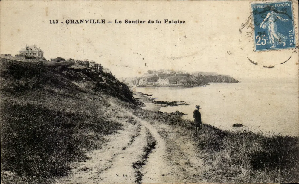 Granville — Der Klippenpfad — N.G. — n°143 - Vorderseite