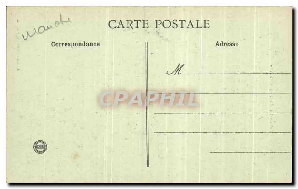 Granville (Manche) - A Falésia — J. Sorel, editor, Rennes - Verso