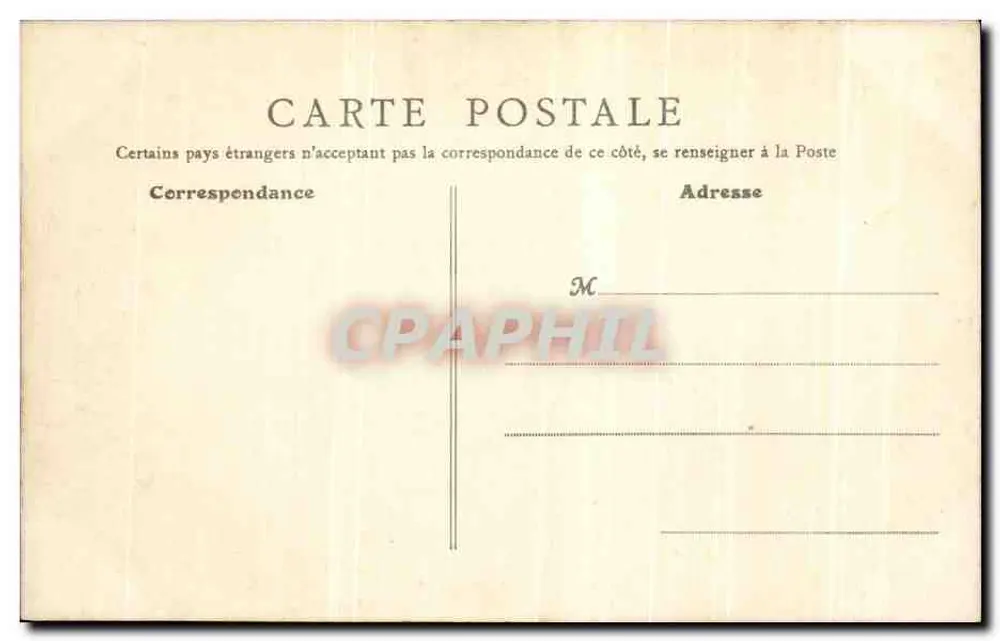 Granville (Manche) — Der Gousset-Strand — Die Badekabinen — B. F., PARIS - Rückseite