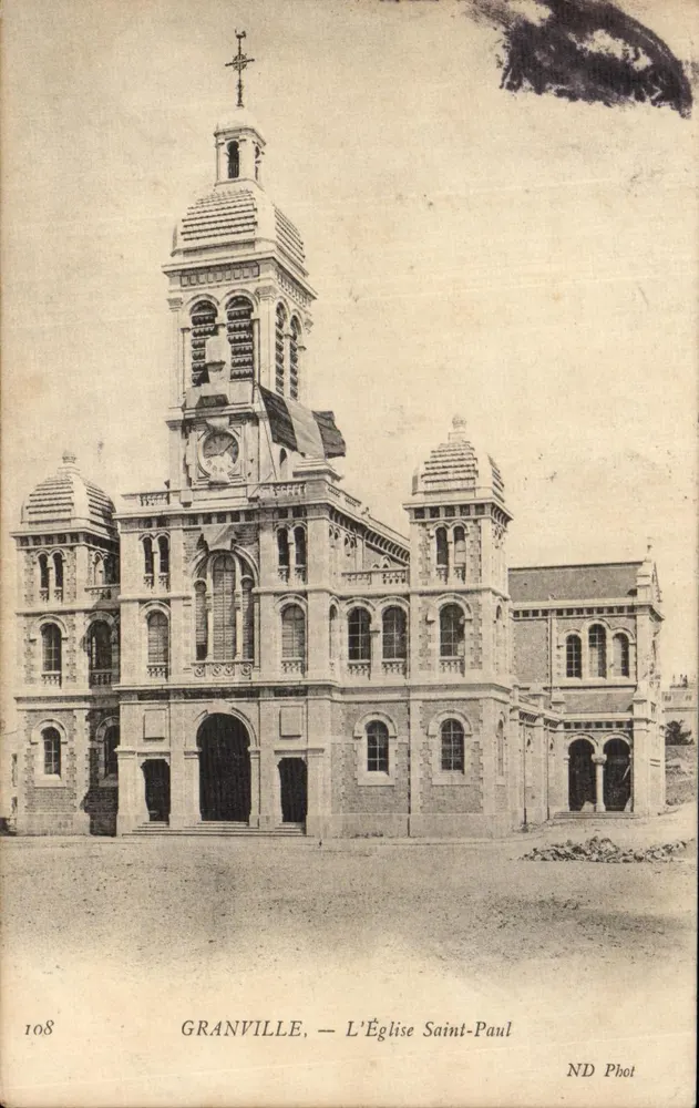 Granville — A Igreja de São Paulo — ND Phot, n° 108 - Frente