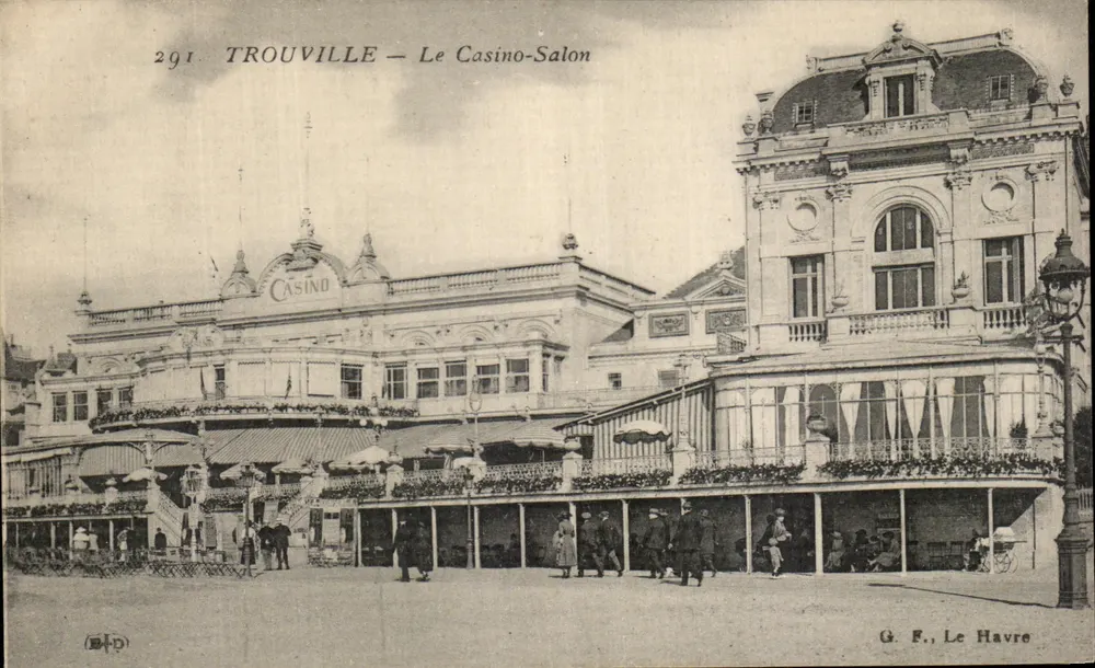 Trouville — Das Casino-Salon — G. F., Le Havre - Vorderseite