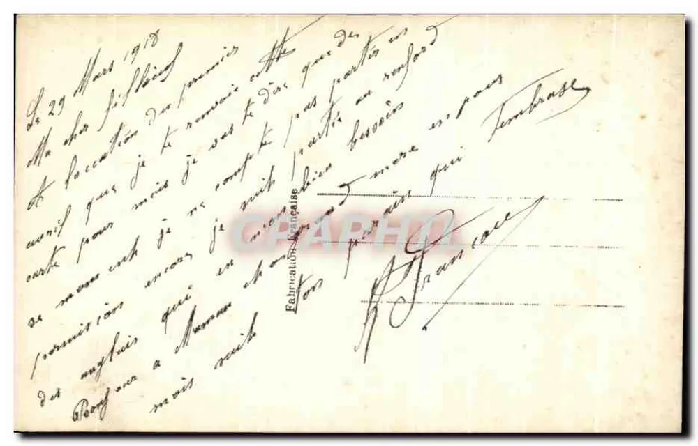 Blühende Fische — Gedicht vom April — E.M. 386 - Rückseite