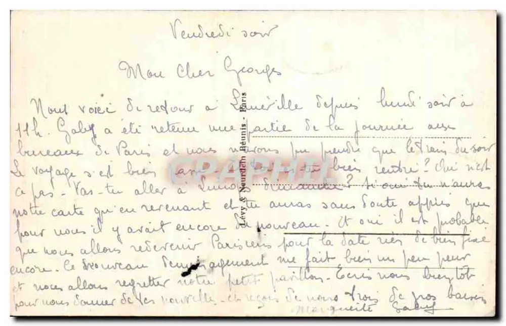 Lunéville - Église Jeanne d'Arc - J. Criqui, Arch. — LL - Verso