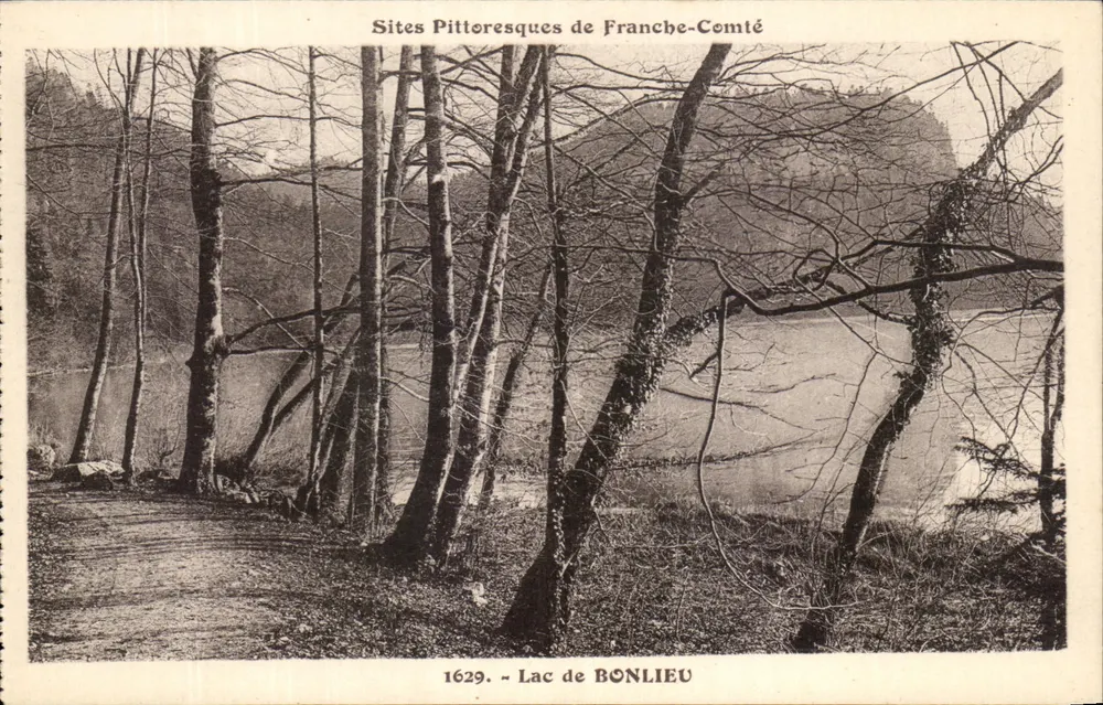Lac de Bonlieu — Franche-Comté — Sites Pittoresques de Franche-Comté, n°1629 - Vorderseite