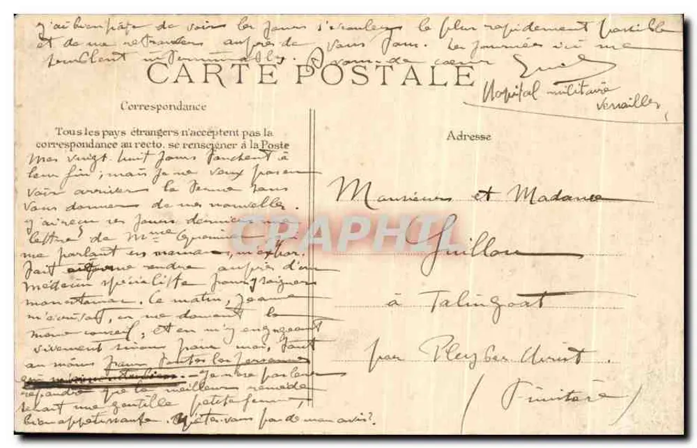 Park von Versailles — Grandes Eaux — Bassin von Neptune — Verlag E.P.D. Nr. 22 - Rückseite