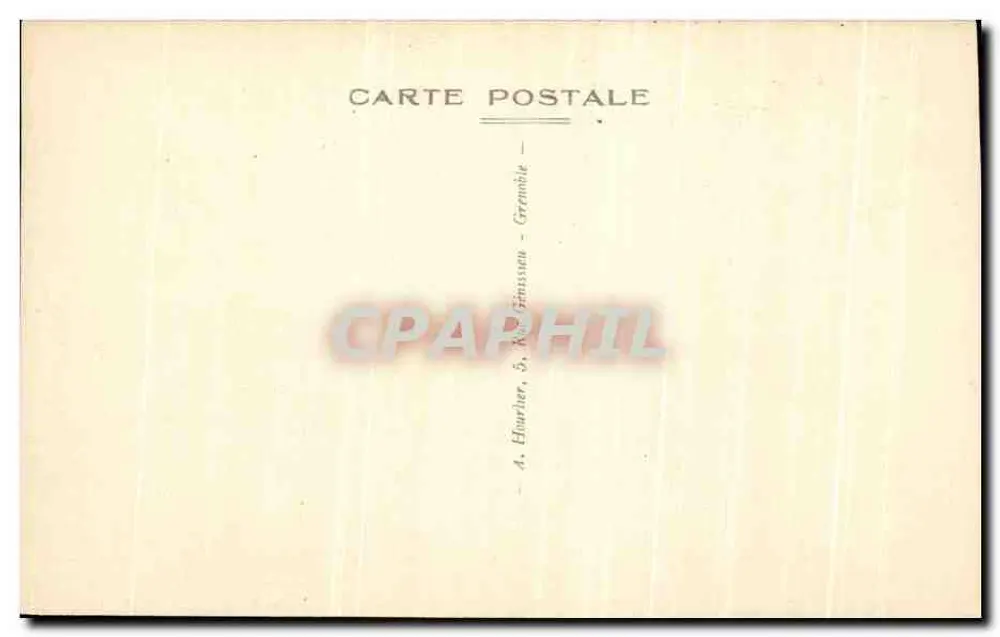 Lautaretstraße — La Grave und die Meije (3987 m.) — Verlag A. Hourlier, Grenoble, Nr. 5604.41 - Rückseite