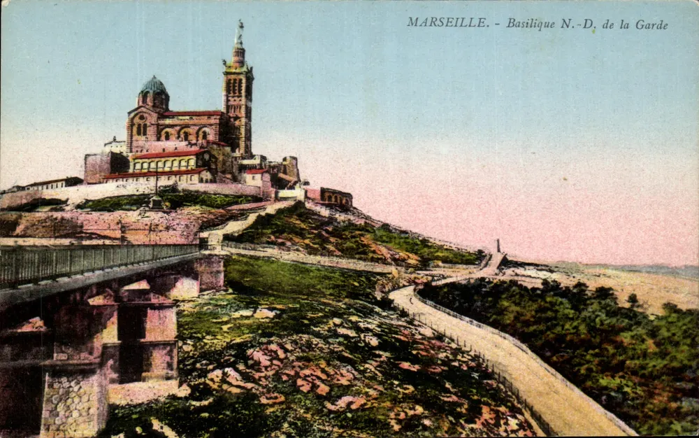 Marselha - Basílica N.-D. de la Garde - Frente