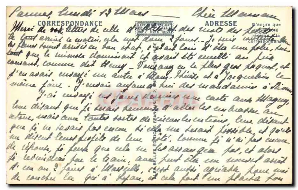 ल'एस्तेरेल - ऑर कॉर्निश - एंथेओर के चट्टानें - एडिया, संख्या 11926 - पीछे
