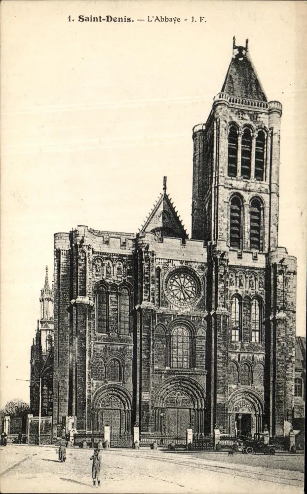 Saint-Denis — A Abadia — J.F. - Frente