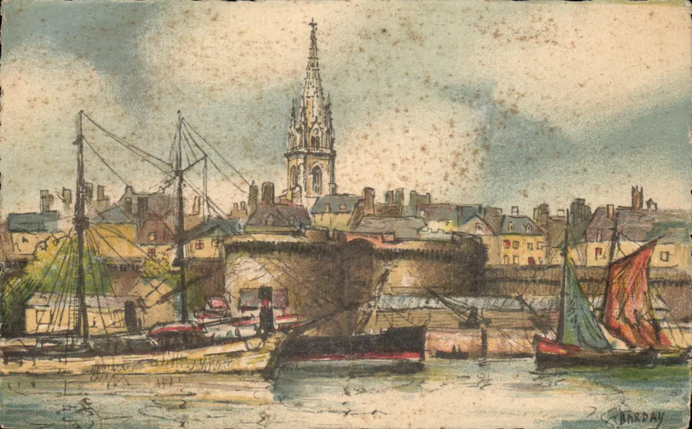 Saint-Malo — Die Mauern — Verlag Barday, Nr. 3015 A - Vorderseite