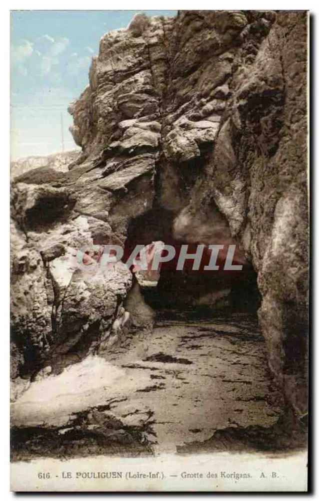 Le Pouliguen (Loire-Inf.) — Grotte des Korigans — A. B. - Vorderseite