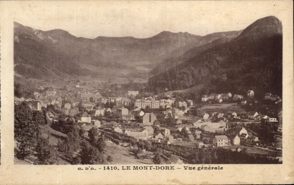 O Mont-Dore — Vista geral — g. d'o. - 1410 - Frente