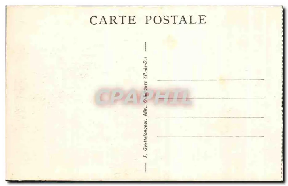 O Mont-Dore — Vista geral — g. d'o. - 1410 - Verso