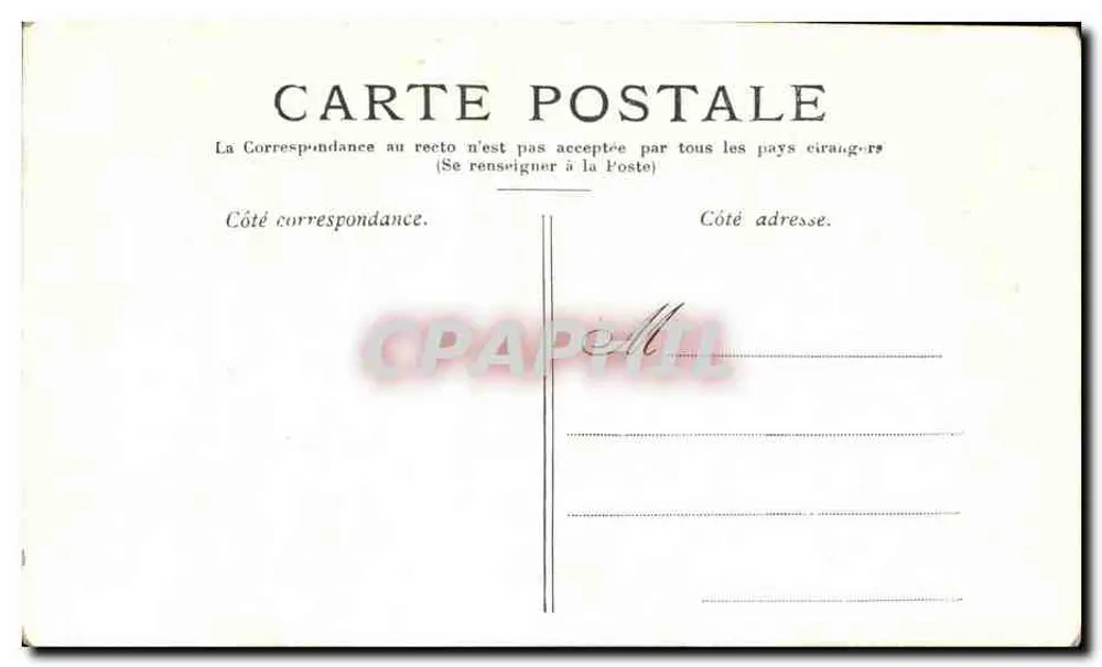 Paris — O Dôme dos Invalidos — editor não identificado - Verso