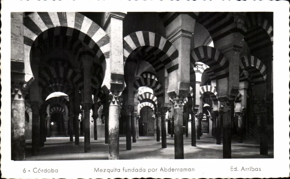 Córdoba — Moschee gegründet von Abderraman — Ed. Arribas, n°6 - Vorderseite