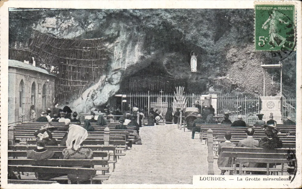 LOURDES — A Gruta Milagrosa — Editor não identificado - Frente