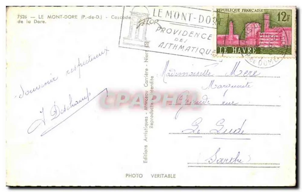 Spadzista Dore — Góra Dore (P.-de-D.) — Wydawnictwo Artystyczne Flor - Rewers