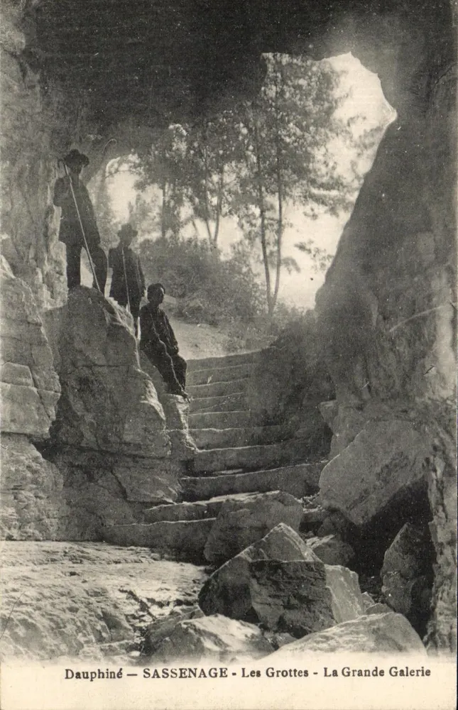 Sassenage — Die Höhlen — Die Große Galerie — Dauphiné - Vorderseite