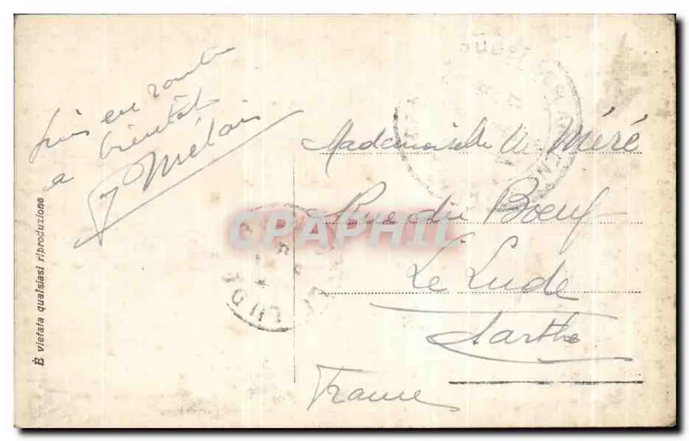 Golfo di Spezia - Portovenere - S. Pietro — unbekannter Verlag, Nr. 325 - Rückseite