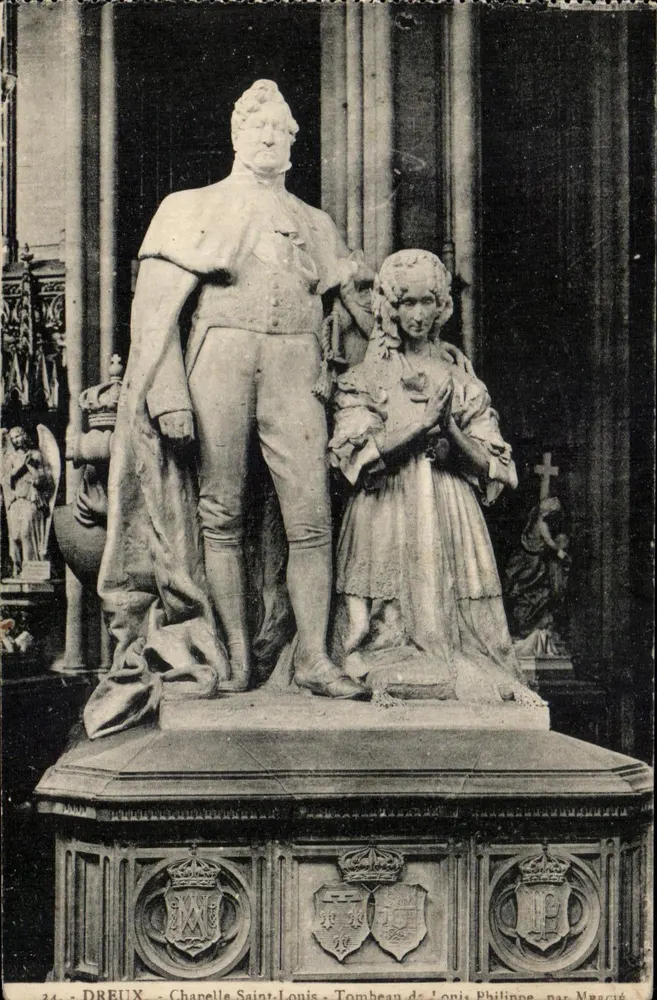 Kapelle Saint-Louis - Grabmal von Louis Philippe, von M. Mascré - Dreux - Vorderseite