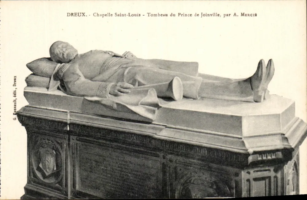 Dreux - Kapelle Saint-Louis - Grab des Prinzen Joinville, von A. Mercié - Vorderseite