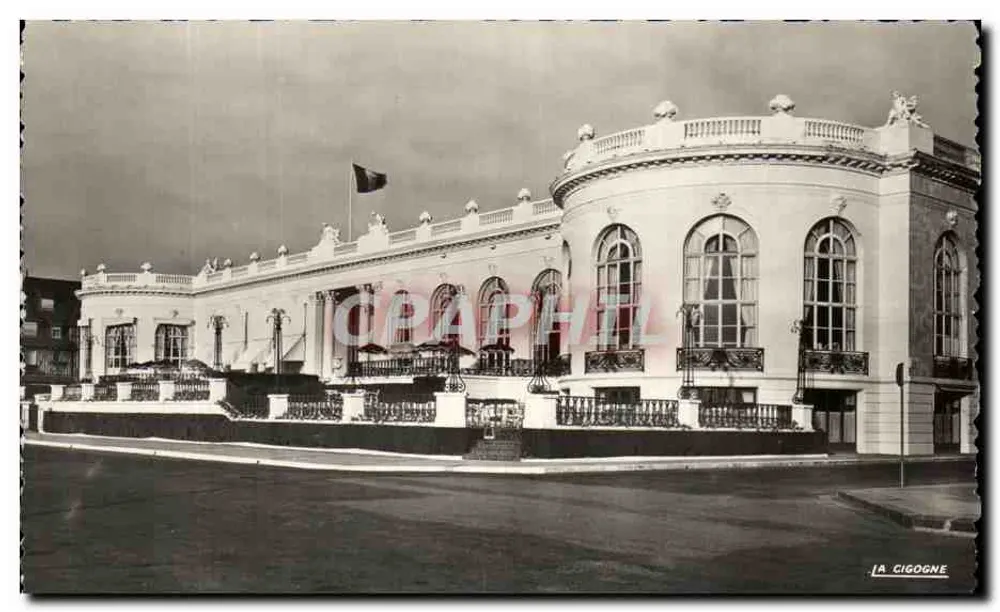 Deauville (Calvados) — Die blühende Strand. Das Casino — Ausgabe « La Cigogne » - Vorderseite