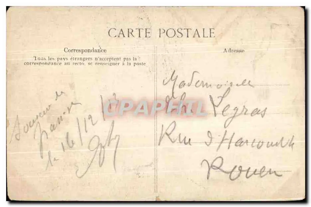Environs d'Yvetot — Etoutteville — Le Calvaire — Delamare, édit., Yvetot - Rückseite