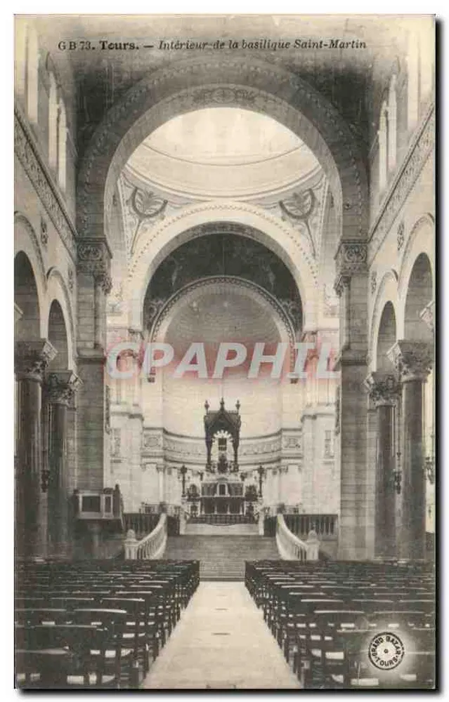Teurs — Interior da basílica São Martinho — G.B. 73 - Frente